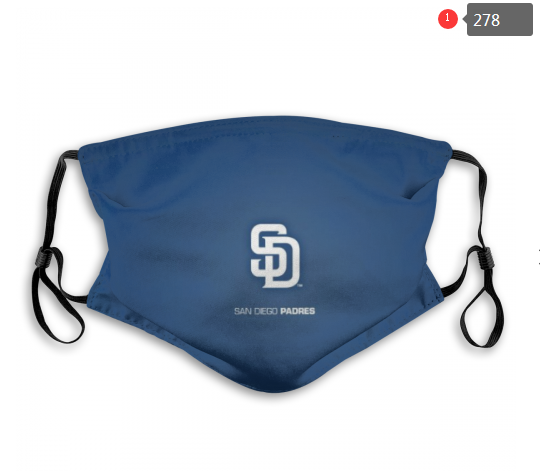 MLB San Diego Padres #1 Dust mask with filter